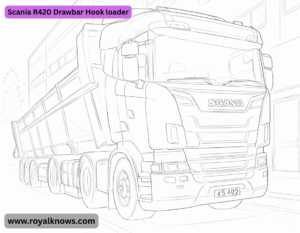 Scania R420 Drawbar Hook loader