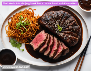 Black Garlic & Gochujang Steak Sauce Umami Bomb with Korean Heat