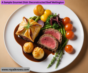A Sample Gourmet Dish: Deconstructed Beef Wellington