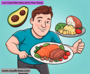 Low-Carb Diet (less strict than Keto)